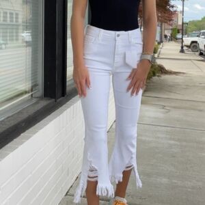 Cello White Women's Flare Jeans